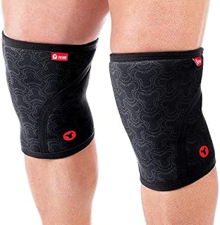 PRIM8 Knee Sleeves (Pair) - Does NOT ROLL Down - 7mm Compression Knee
