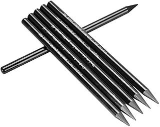 6 Pcs Sketching Pencils Woodless Graphite Pencil Charcoal Sticks Professional Writing Drawing Pencil Art Set Creation HB 2B 4B 6B 8B EE Pencil Art Supplies for Students Artist Beginners Kids