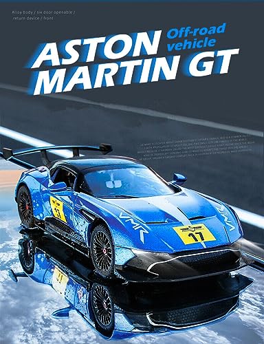 Image of 1:22 for Aston Martin GT Alloy Diecasts & Toy Vehicles Metal Toy Car Model Sound and Light Pull Back Collection Kids Toy