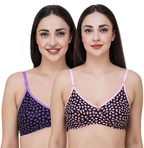 Image of Fasense Women's Wire Free Non Padded Cotton Bra