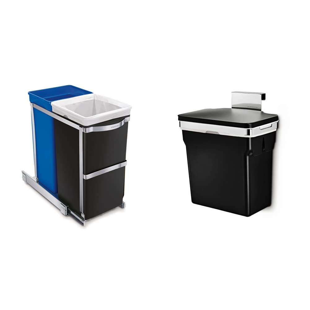 Buy simplehuman 35 Liter / 9.3 Gallon Dual Compartment Under Counter