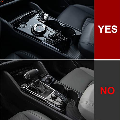 Kadore For Kia Sportage 2023 Hybrid Suv Peach Wood Style Center Console Interior Gear Shift Panel Frame Cover Trim Lhd (Electronic Shifter Only) 2Pc #TOP3