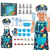 Opción de regalo ideal: el juego de hornear para niños Gemeer es muy adecuado para entrenar la creatividad y la imaginación de los niños, lo que les permite descubrir y aprender más sobre la cocina, las funciones de cocina y la vajilla. Se recomienda usarlo como regalo de cumpleaños, regalo de Navidad, regalo de Halloween o regalo para la primera cita.