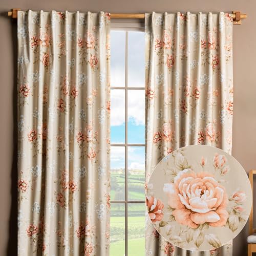Maison d' Hermine Curtains for Living Room 100% Cotton 50"x84" (Pack of 2)