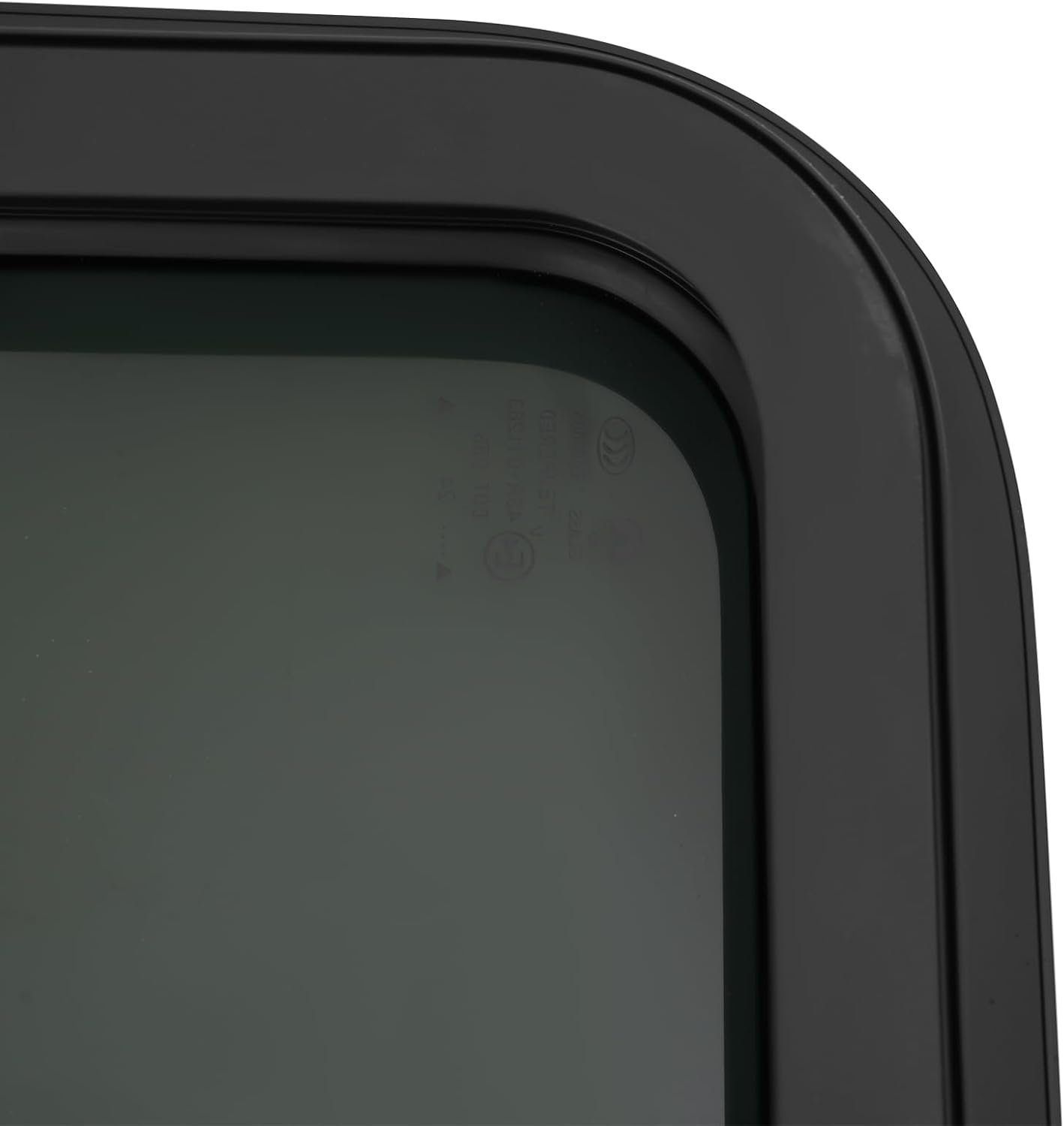 36x20 Inch RV Emergency Exit Window, Push-Out Tempered Glass Camper Window with Aluminum Frame & Screen, High-Safety Black Replacement for Motorhomes, Trailers, Caravans - Easy Installation
