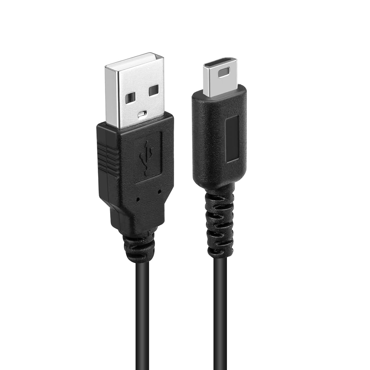 DS Lite Charger Cable, USB Cord Charging Adapter Cable for Nintendo DS Lite, DSL, NDSL, NDS Lite, DSlite (1.2m, Black)