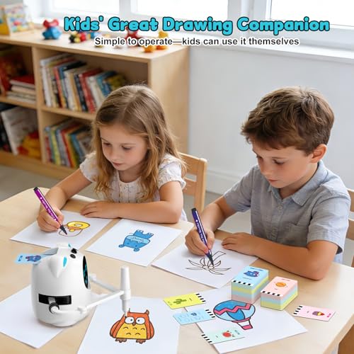 Vynloxzoo Drawing Robot for Kids, Educational Learning Drawing Toy Doodle Bot, 3 4 5 6 7 8 Year Old Boys Girls Birthday Gift, Kids Toys for Ages 5-7 by Vynloxzoo - Image 3