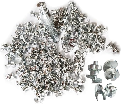 Marrkey Tires Studs/Screw Snow Carbide Spikes/Wheel Tyres Studs for Racing car Bicycle Bike Fat Bikes Scooters Tires Running Shoes Boots in Winter 7 * 9.9mm 100PCS