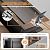 Dog Door for Wall, Medium Doggy Door with Aluminum Frame and Double Flaps, Easy to Install, Strong and Durable(Pets Up to 45 Lb), Extra Wide Telescoping Tunnel for Interior & Exterior Walls-Black/M