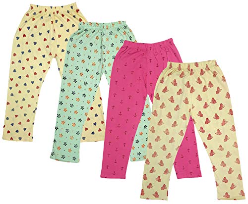 Image of indi weaves Girls Super Soft Cotton Solid Capri Pants Pack of 2