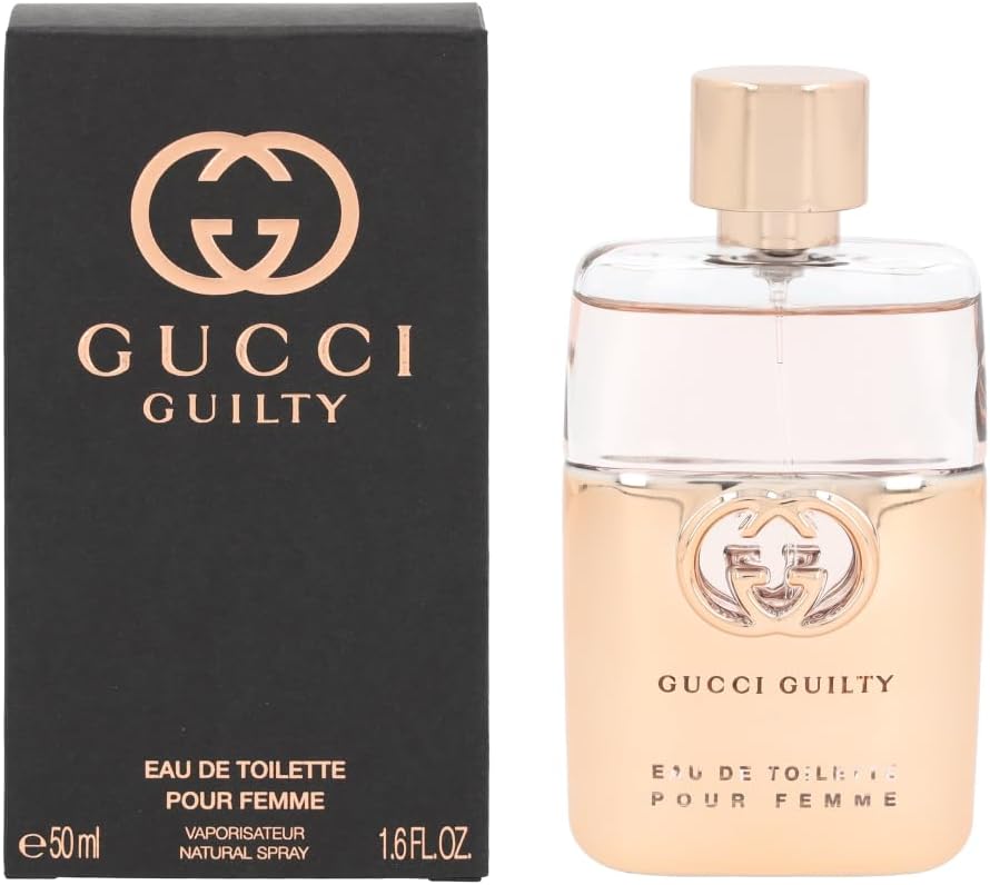 Gucci Guilty Pour Femme Eau De Toilette Spray for Women, Patchouli, Amber, 50 ml
