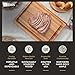 John Boos CB Series Rectangular Wooden Maple Cutting Board 24”x18” – 1.5” Thick, 18-lb Reversible Butcher Block with Juice Groove, Edge-Grain & Finger Grips – Made in the USA