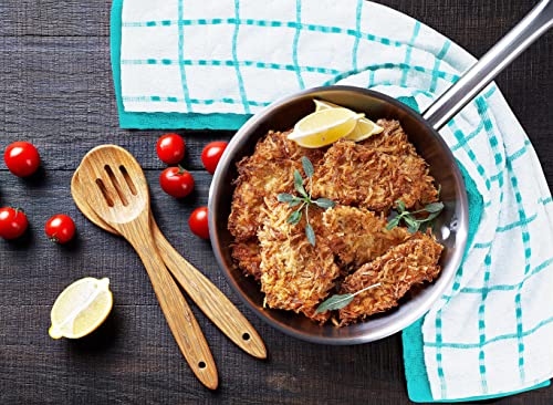 Utopia Kitchen Towels [12 Pack], 15 X 25 Inches, 100% Ring Spun Cotton Super Soft And Absorbent Linen Dish Towels, Tea And Bar Towels Set (Aqua) #TOP1