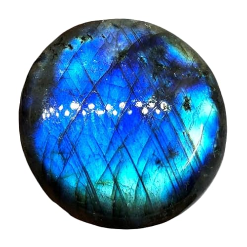 Labradorite 30x30x6mm cabochon gemme naturelle pour fabrication bijoux bricolage