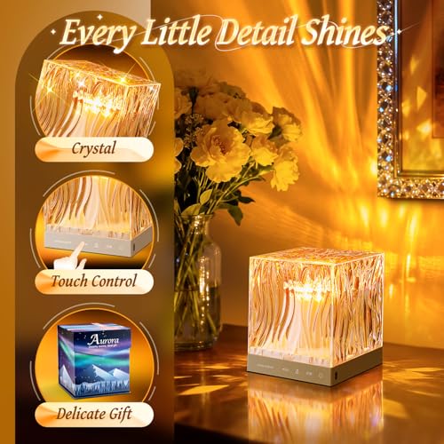 Image of Mubarek Northern Lights for Bedroom,15 White Noise + Bluetooth Galaxy Light Projector,RGB Multi-Color Lamps for Night Stands Home Decor Living Room Night Light for Kids Christmas Gifts for Teen Girls