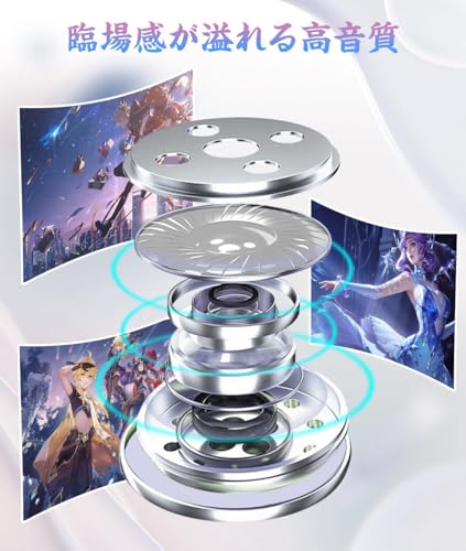 DWCQRTM Bluetooth5.3 猫耳ヘッドホン ワイヤレスヘッドフォン ピカピカ 猫耳ヘッドセット オーバーイヤーヘッドホン 遮音 密閉型 可愛い 折りたたみ 携帯便利 サイズ調節可能 有線無線兼用 大容量バッテリー 子供用 大人用 (ブルー)