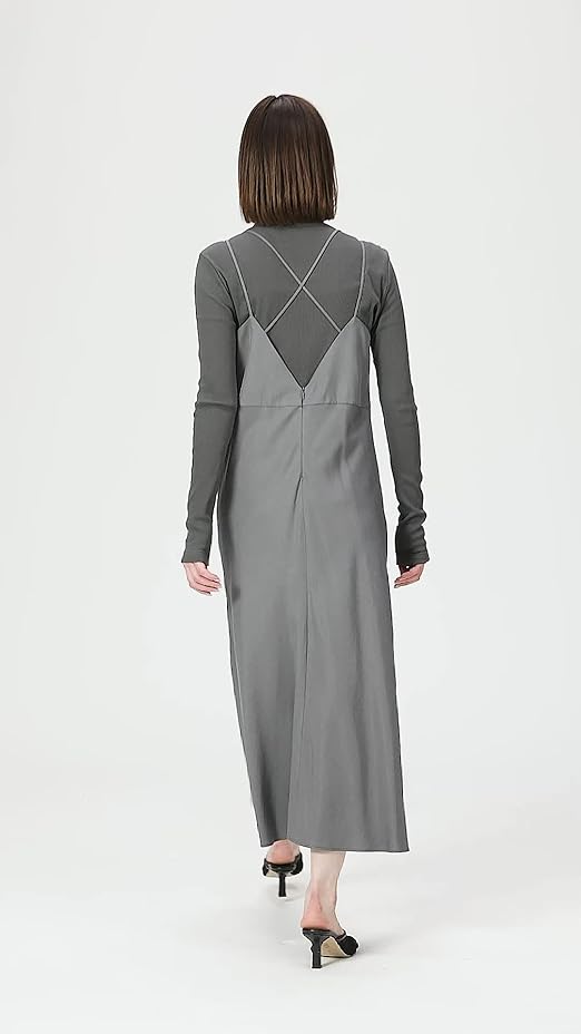 Amazon.co.jp: [ミラオーウェン] テレコロングT/シャツレイヤード