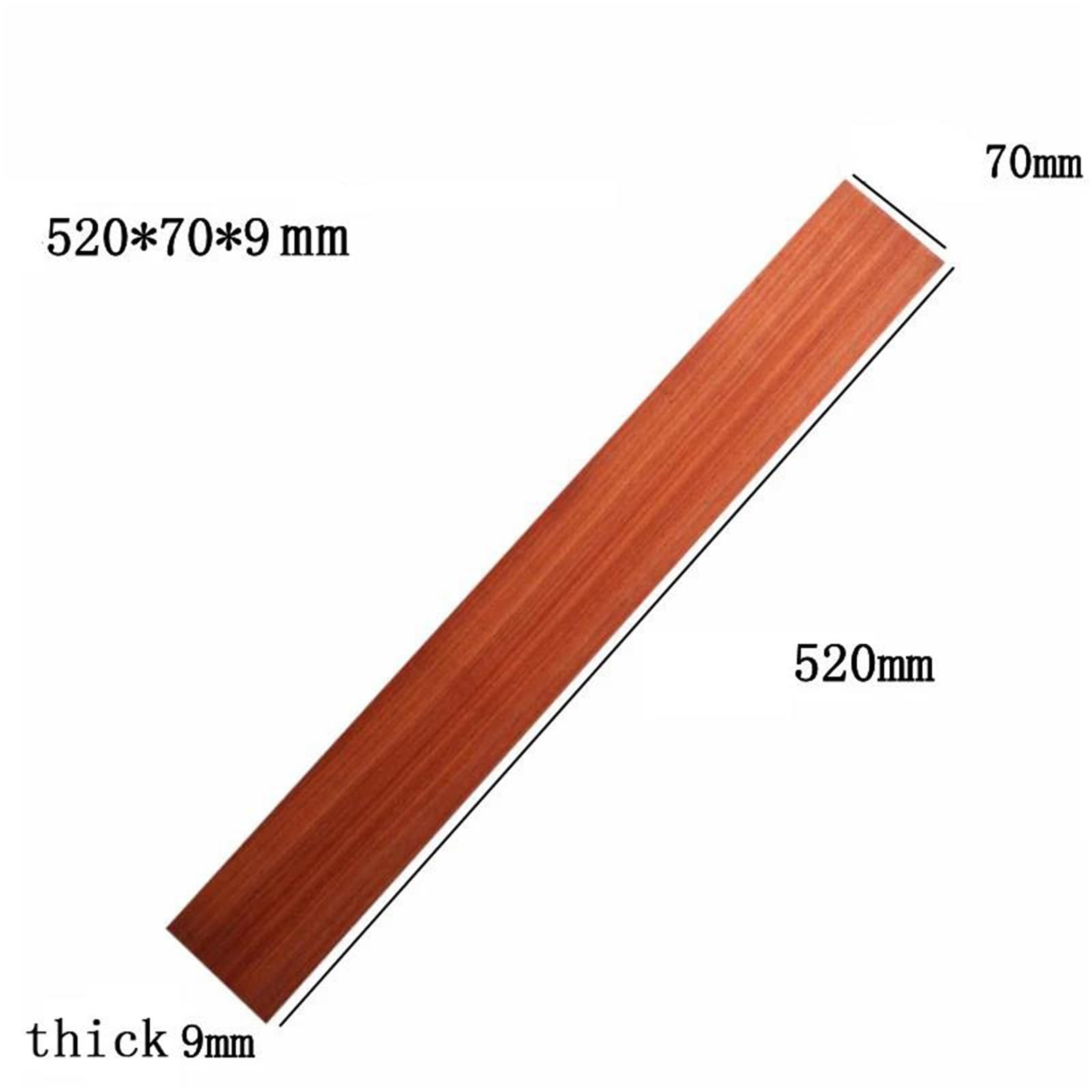 Półwykończony Element Gitary: Materiał Podstrunnicy Naturalne Drewno Różane (520 Mm) Akcesoria Gitary