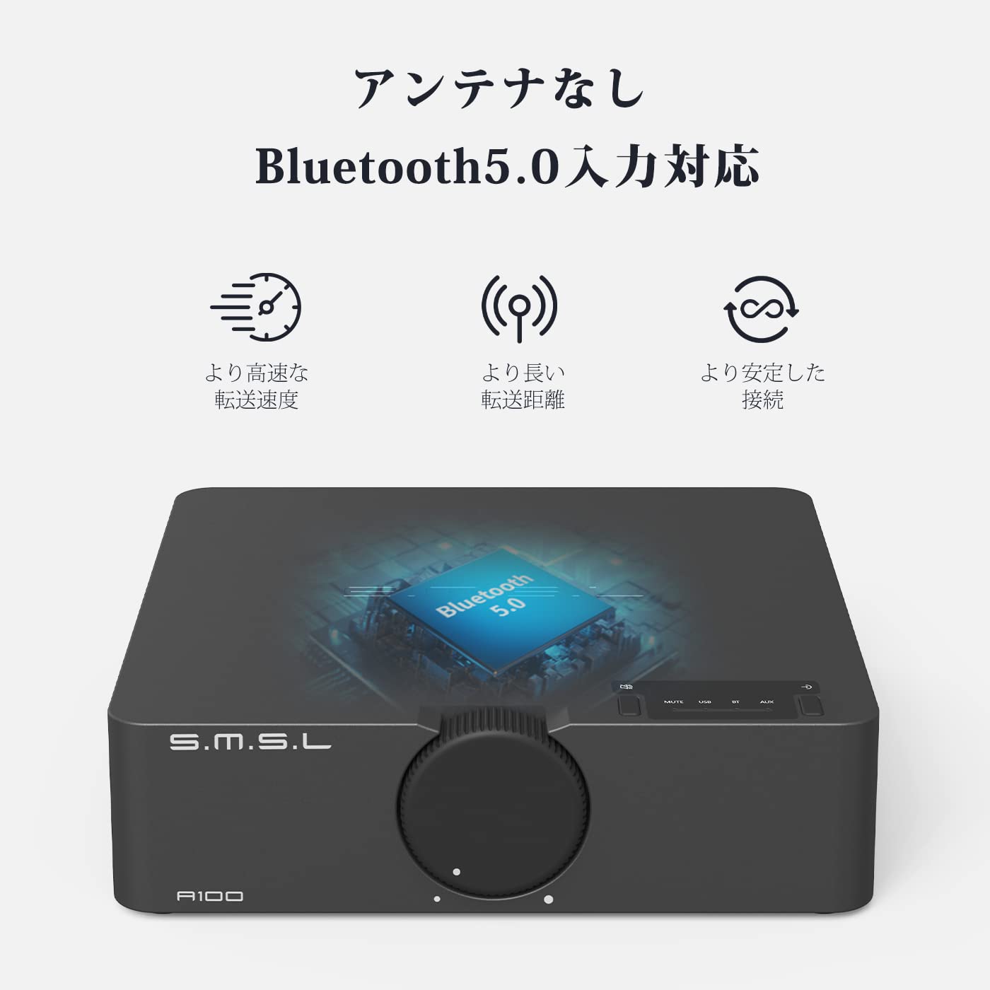 クリアランスsale!期間限定!SMSL SA300 Bluetooth クラスDオーディオ