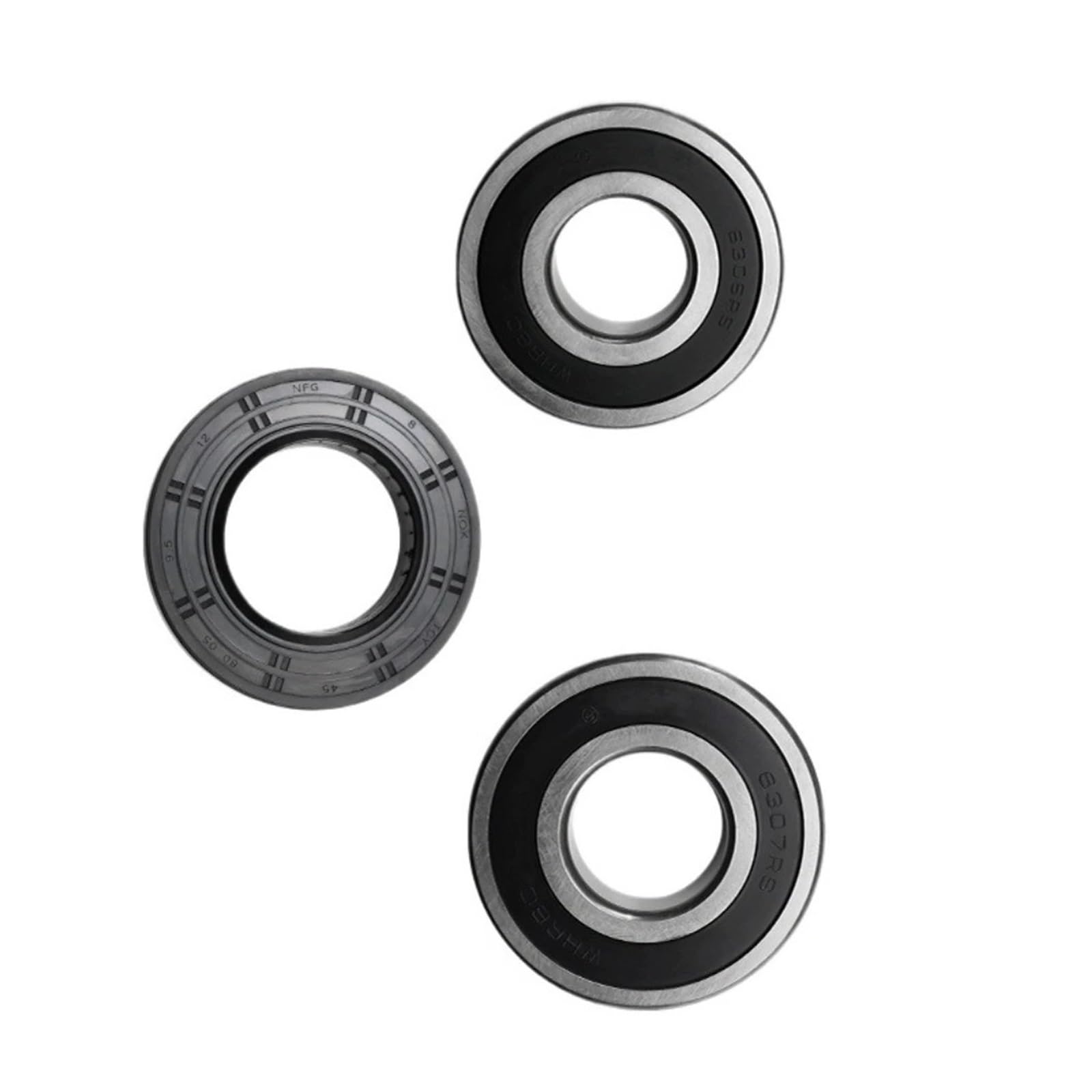 Kit De Rodamientos Con 0020600184 6306RS 6307RS 341B，Compatible Con Haier