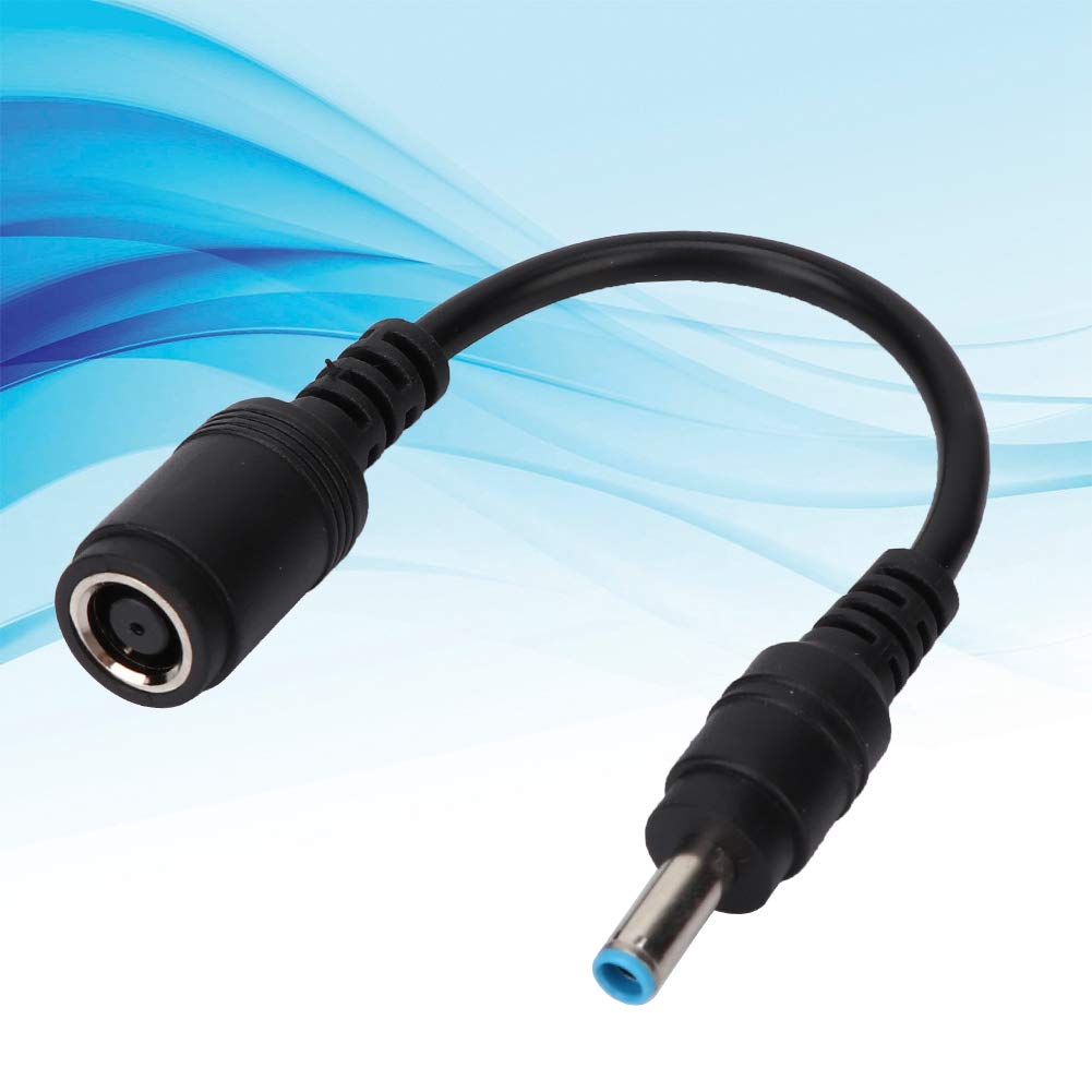 KIMISS Adattatore di Conversione 7.4 x 5.0 mm Femmina a 4.5 x 3.0 mm Maschio per HP/Dell - Cavo da 15 cm di Lunghezza