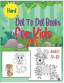 Hard Dot To Dot Books For Kids Ages 8-12: cute dot to dot activity books for girls,boys, kids also teens this is a special gift for kids