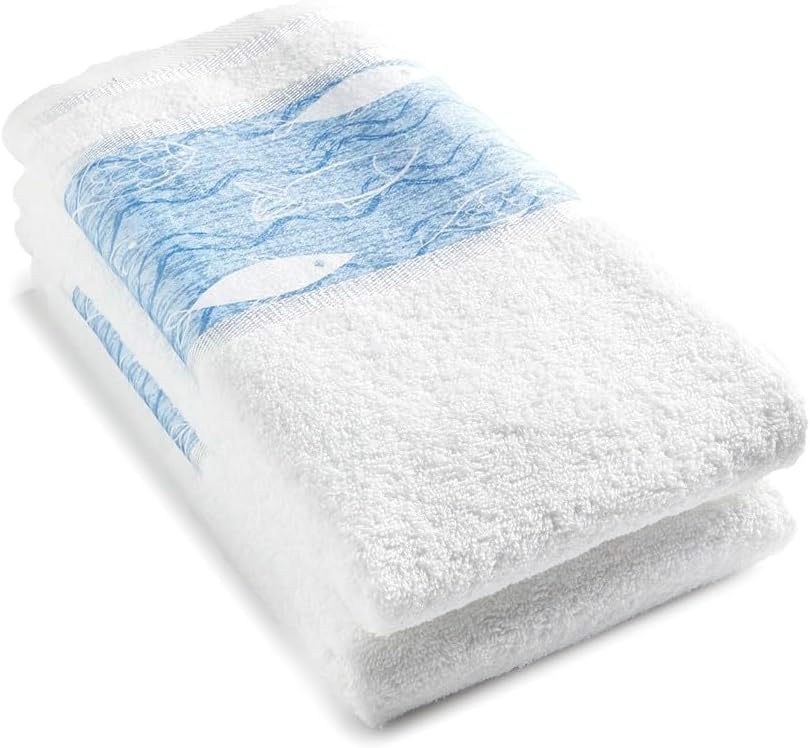 Bluefin Bay Bathroom Collection - Set of 2 Hand Towels
