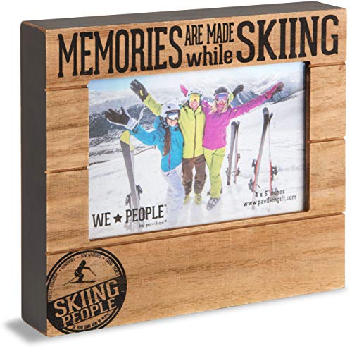We People Skiing Picture Frame