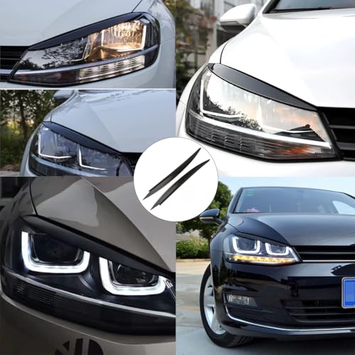 Auto Scheinwerfer Augenbrauen Scheinwerfer Augenbrauen Augenlid Abdeckung Trim Ersatz für VW Golf 7 GTI MK7