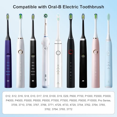 Elektrische Zahnbürste Ladestation für EU-Steckdose für Oral-B/Braun Modellen (außer IO-reihn und Pulsonic-Serie), IP67 Wasserdicht Ladestation Steckdosenadapter für Oral B iO Zahnbürste
