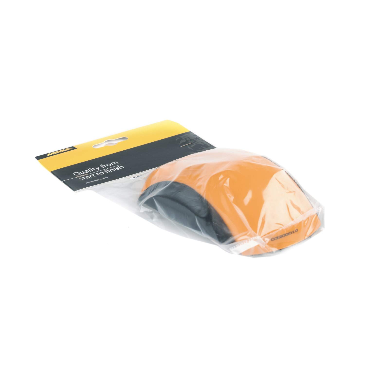 Mirka Blocco di levigatura manuale con a strappo I Blocco di levigatura manuale per dischi abrasivi in a strappo Ø 150 mm I Per levigare legno, stucco, vernice, plastica I 8390330111