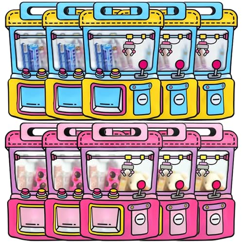 Bulk Gift Bags for Kids with Handle 30 PCS Children Large Goodie Bags with Stand-up Bottom Grip Seal Party Favor Bag Students Back to School Treat Bag Cute Snack Candy Bags for Birthday Classroom