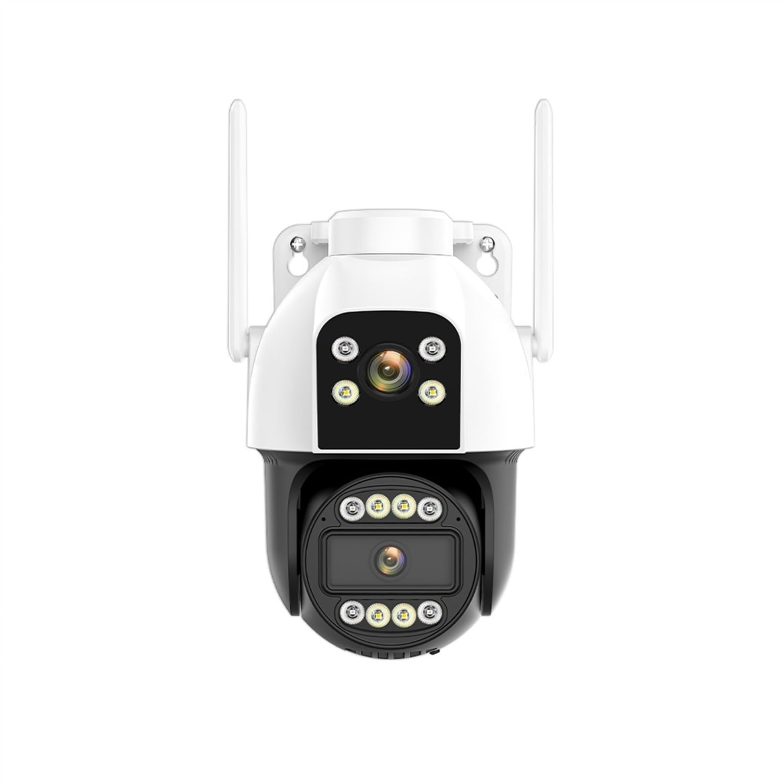 MKHJKIOII Security Camera, 4G SIM Card IP Camera 4K HD 10X Zoom PTZ Three Lens Dual Screen 2K Security Cam Auto Tracking P2P Surveillance(2K 4G Camera)