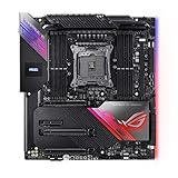 ASUS ROG Rampage VI Extreme Encore Gaming Mainboard Sockel Intel LGA 2066 (ATX, WiFi6, 10Gbit/s-Netzwerk, USB 3.2 Gen 2x2, SATA, vier M.2-Steckplätze, Aura-Sync-RGB-Beleuchtung)