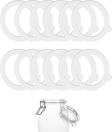 15 Stück Silikon Dichtungen Für Einmachgläser - Mehrfarbig & Luftdicht