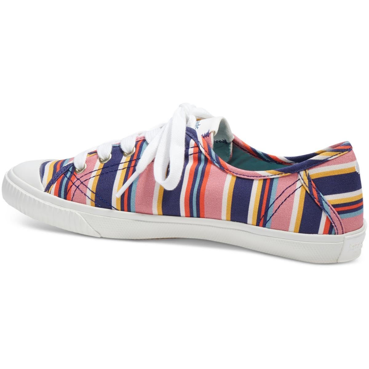 Kate Spade New York Womens Tennison Canvas Casual and Fashion Sneakers White