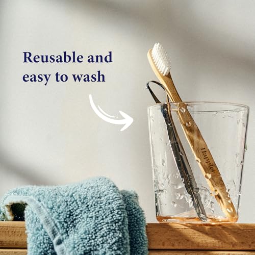 Happier Tongue Scraper - Stainless Steel Tongue Scrapers for Adults - Plastic Free Tongue Cleaner with Ergonimic Handle Restore Fresh Breath for Men and Women - Image 6
