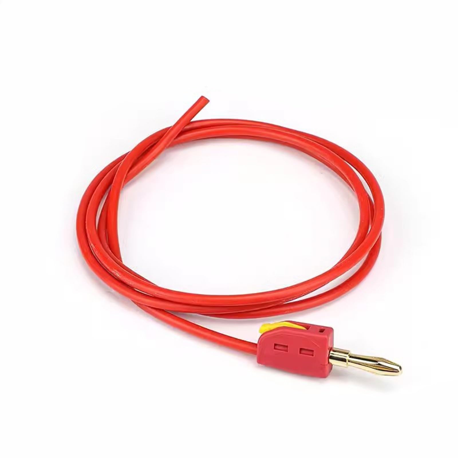 Tsophreniq Red 100Cm Silicone Cables Wire 4Mm Banana Plugs High Current Capacity For Multimeters And Diagnostic Equipment Silicone Leads For Multimeter