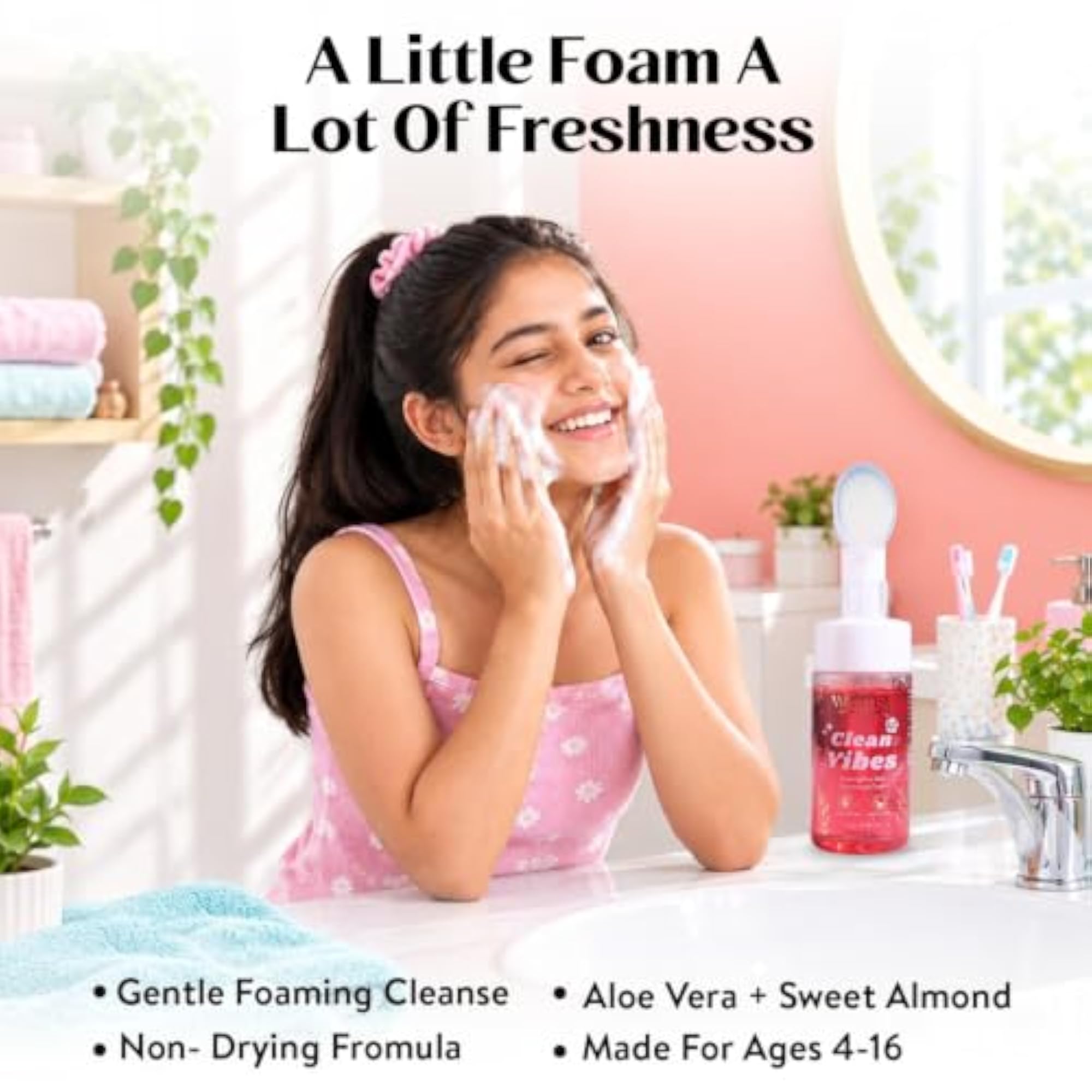 Gentle Foaming Face Wash & Body Wash Combo for Kids