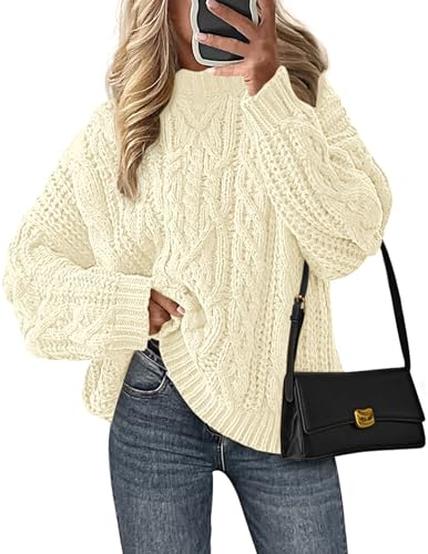 PRETTYGARDEN Women's Oversized Fall Sweaters 2025...