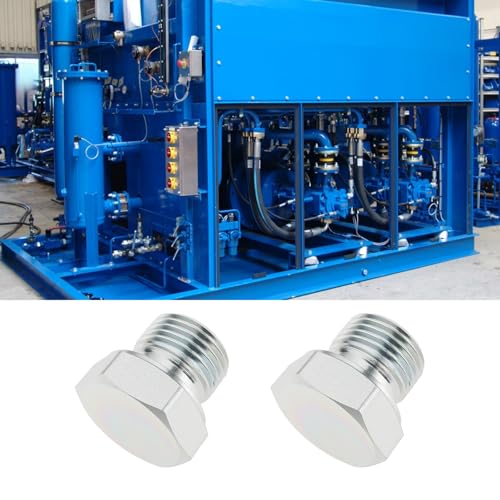 Image of 4Pcs 1 /2 inch BSP Male Plug Ends Hydraulic Blanking Fittings for Hydraulic Ports