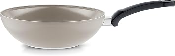 Fissler Wok, 11.0 inches (28 cm), Seratal Wok, Gas Fire/Induction Compatible, Non-Harm to the Body, pfas ptfe Free, Non-Stick, Long Lasting, Ceramic Coating, Gift, Gift, Made in Germany,