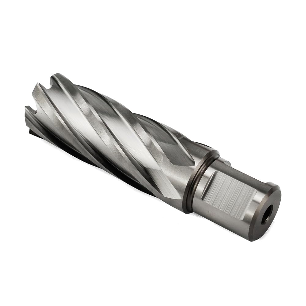 Magnet Drill Press 3/4" Weldon Shank Annular Cutter - 1-3/16" Cutting Diameter, 2" Depth HSS Slugger Bit For Magnetic Drill Press Msc Annular Cutters
