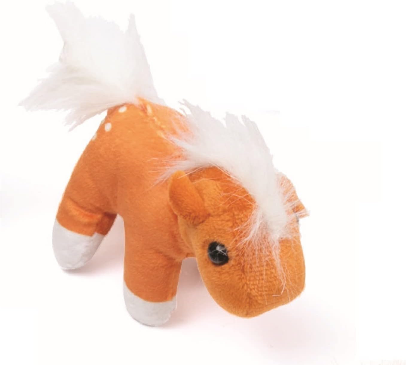 Fun Express Plush Realistic Horses - 1 Dozen Soft Farm & Woodland Stuffed Toys - Perfect for Party Favors Carnival Prizes Special Occasions - Ideal for Kids & Celebrations Assorted Colors - 12 Pieces