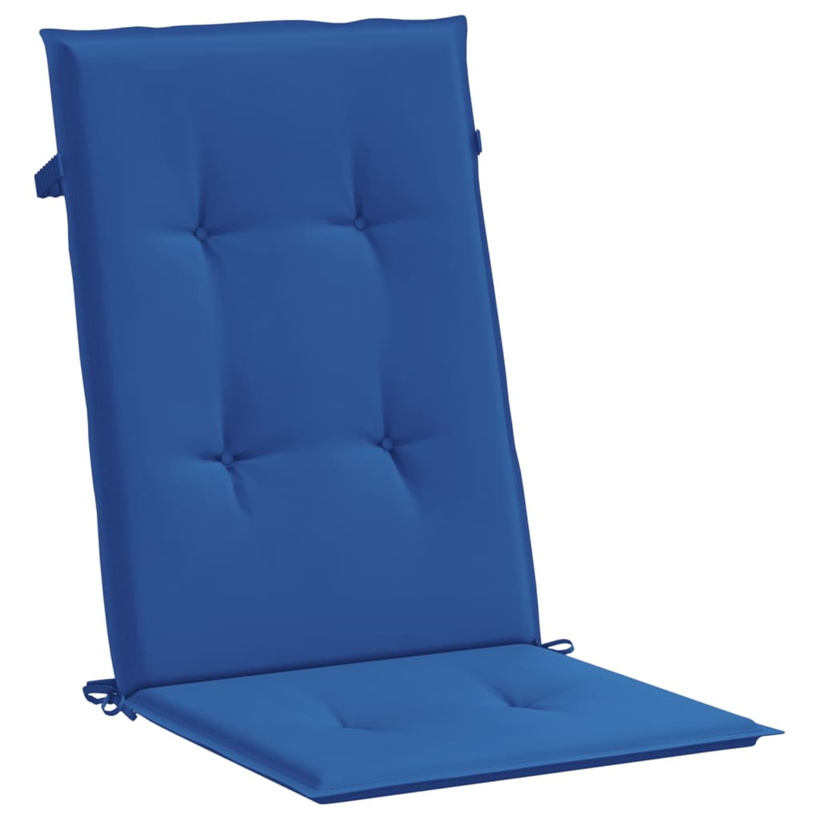 Homgoday Cojines para sillas, 4 unidades, color azul real, 120 x 50 x 3 cm, de tela, sillas de exterior, sillas de comedor para jardín, muebles de jardín, muebles de exterior, patio, terraza,