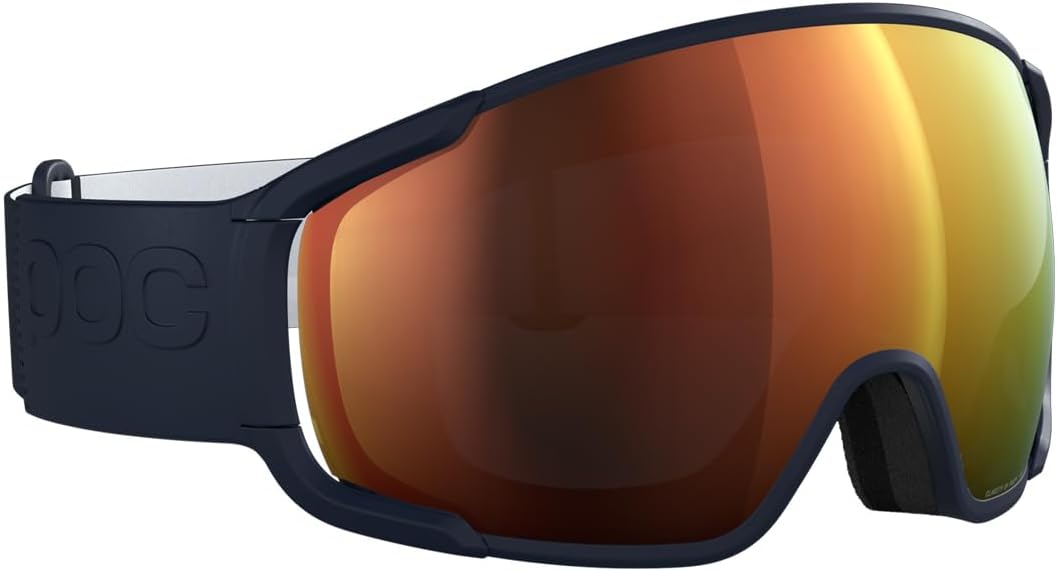 POC, Zonula Goggles, Apatite Navy/Partly Sunny Orange, One Size