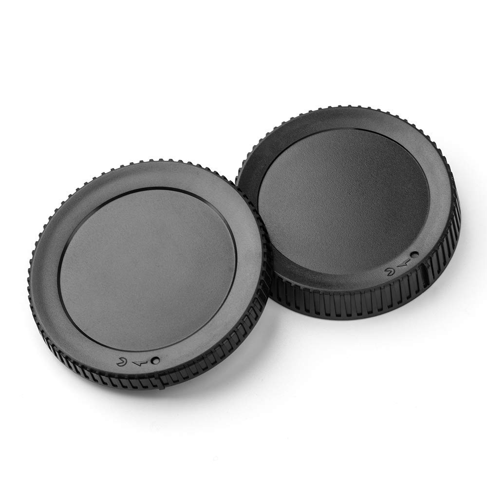 2x Tappo Innesto Corpo Macchina + Copriobiettivo Posteriore Per Nikon Z – Protezione In ABS Ultraresistente, Garanzia 2 Anni (Adaptout)