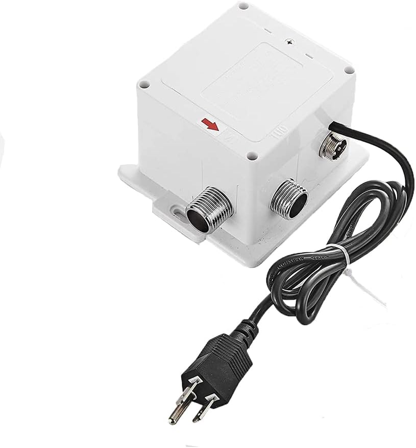 Automatic Sensor Touchless Faucet Control Box Dual Powered AC & DC Valve for Shower Hotel Bathroom Kitchen Lavatory Sink Vanity Mixer Taps