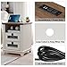 Nightstand with Charging Station,OKD 18'' Industrial & Farmhouse Square End Table w/ 2 Drawers & Open Cubby, Rustic Mesh Drawer Sofa Side Table w/Storage for Bedroom, Living Room Office, Antique White