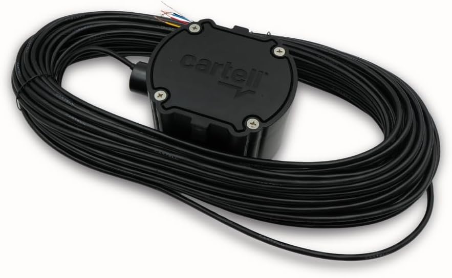 Cartell CP-4 Smart Driveway Free Exit Wand Sensor System with 100' Foot Cable for Gate Openers